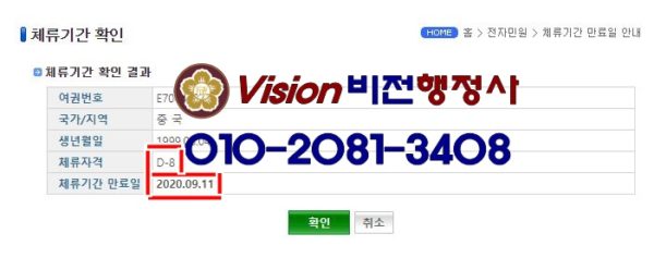 D8 투자비자 받기